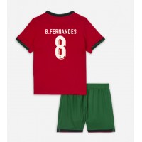 Maglie da calcio Portogallo Bruno Fernandes #8 Prima Maglia Bambino Europei 2024 Manica Corta (+ Pantaloni corti)